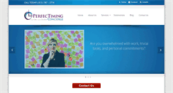 Desktop Screenshot of perfectimingconcierge.com
